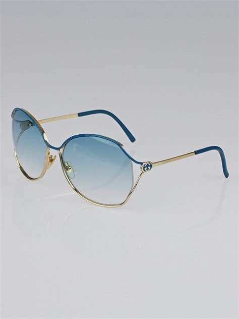 gucci blue tint sunglasses|Gucci reflective sunglasses.